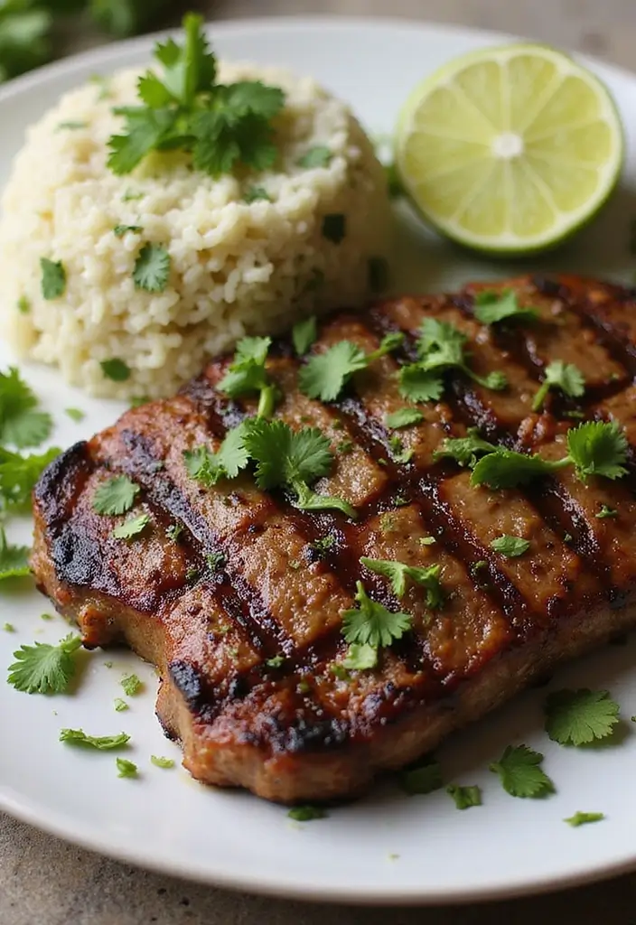 33 Ribeye Recipes That Bring Restaurant Flavor Home - 24. Ribeye with Cilantro Lime Rice