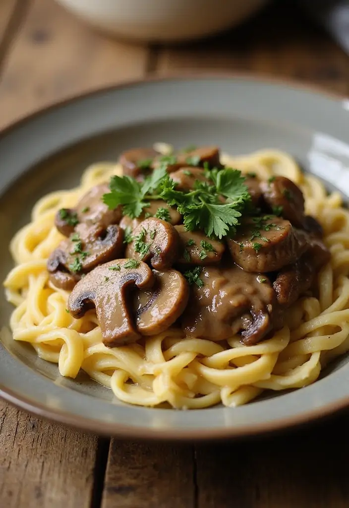 33 Ribeye Recipes That Bring Restaurant Flavor Home - 4. Ribeye and Mushroom Stroganoff