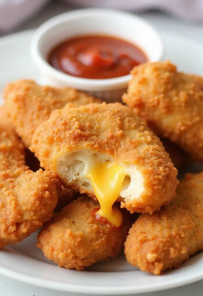 29 Crispy Chicken Tender Recipes That Kids Beg For - 10. Cheesy Chicken Tenders