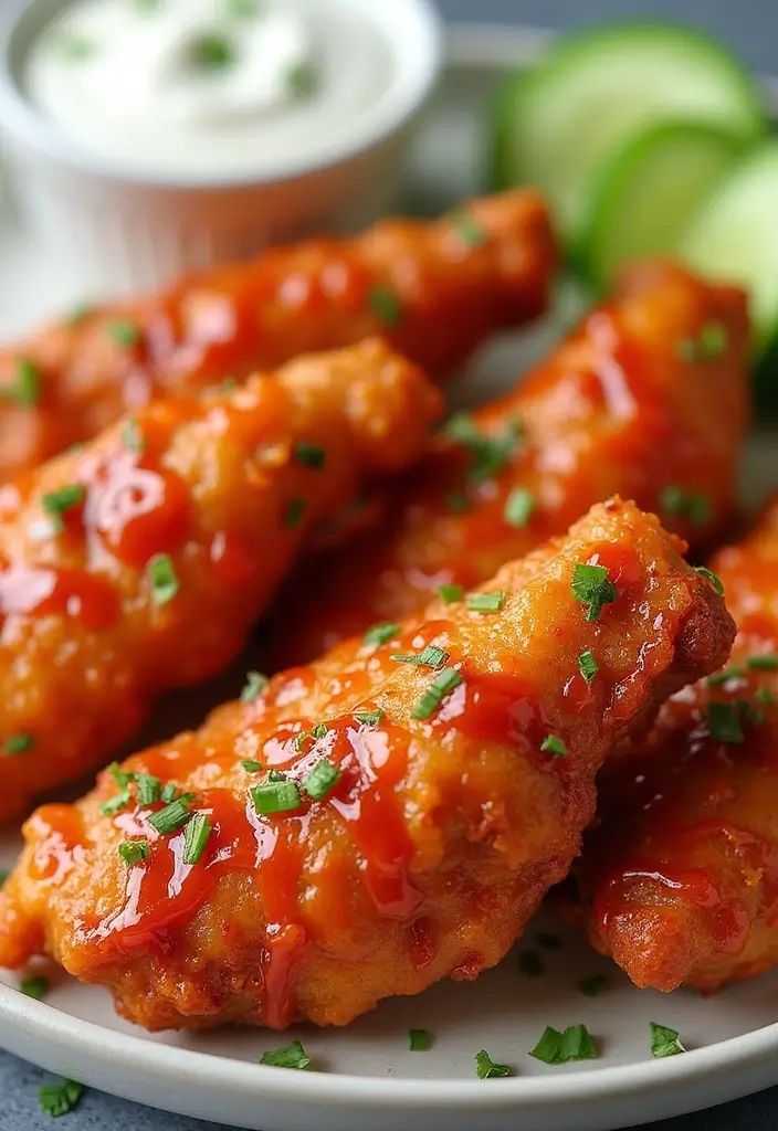 29 Crispy Chicken Tender Recipes That Kids Beg For - 11. Sriracha Honey Chicken Tenders