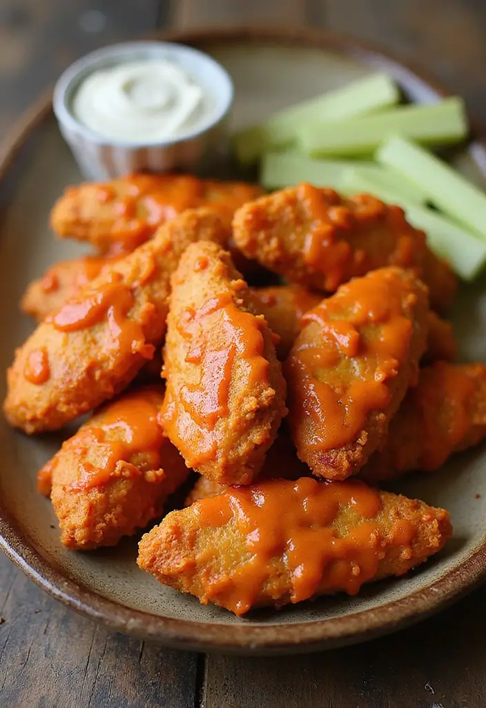 29 Crispy Chicken Tender Recipes That Kids Beg For - 13. Buffalo Chicken Tenders