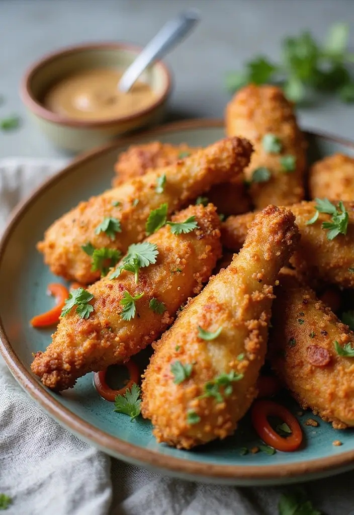 29 Crispy Chicken Tender Recipes That Kids Beg For - 28. Thai Chicken Tenders
