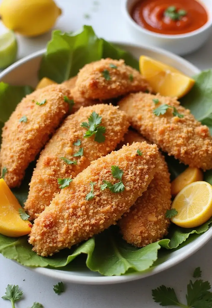 29 Crispy Chicken Tender Recipes That Kids Beg For - 5. Coconut Crusted Chicken Tenders